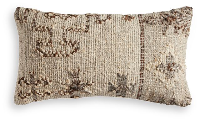 Otsega Ivory Lumbar Accent Pillow