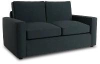 Siesta Elevation Dark Blue Fabric Loveseat