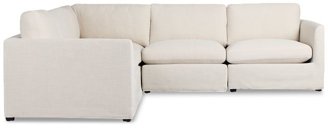 Willow Light Beige Fabric Medium Two-arm Sectional