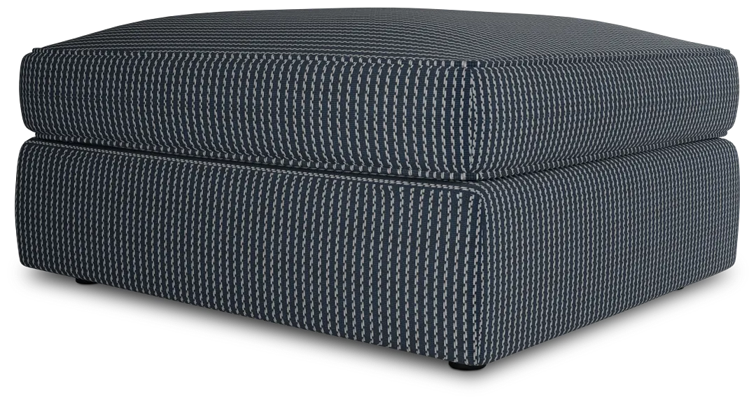 Siesta Lucy Navy Fabric Ottoman