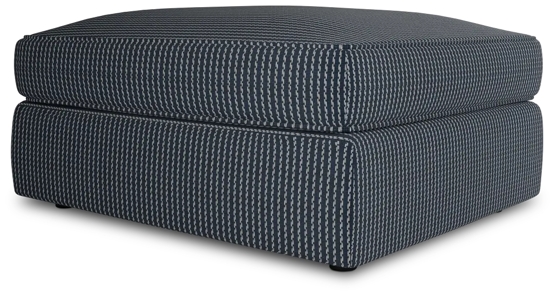 Siesta Lucy Navy Fabric Ottoman Siesta Lucy Navy Fabric Ottoman