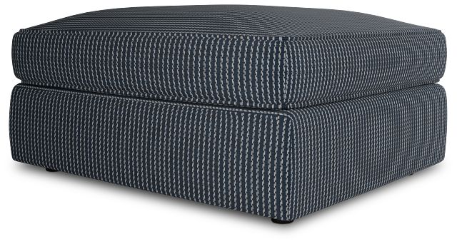 Siesta Lucy Navy Fabric Ottoman