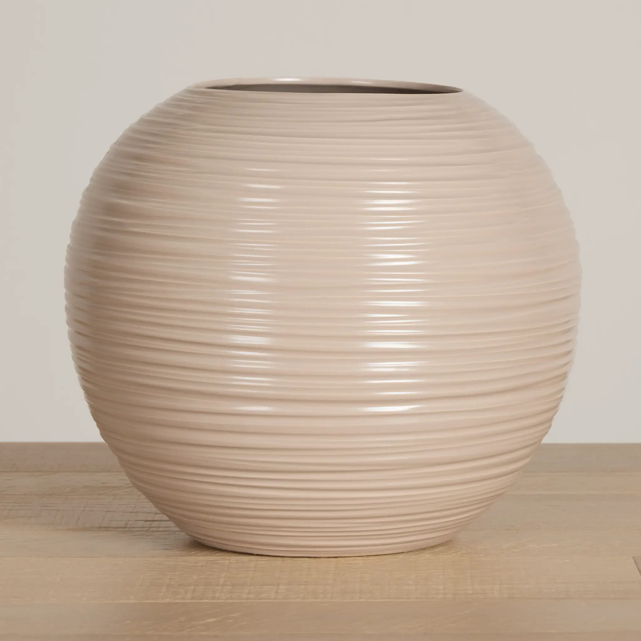 Puria Light Beige Large Vase Puria Light Beige Large Vase
