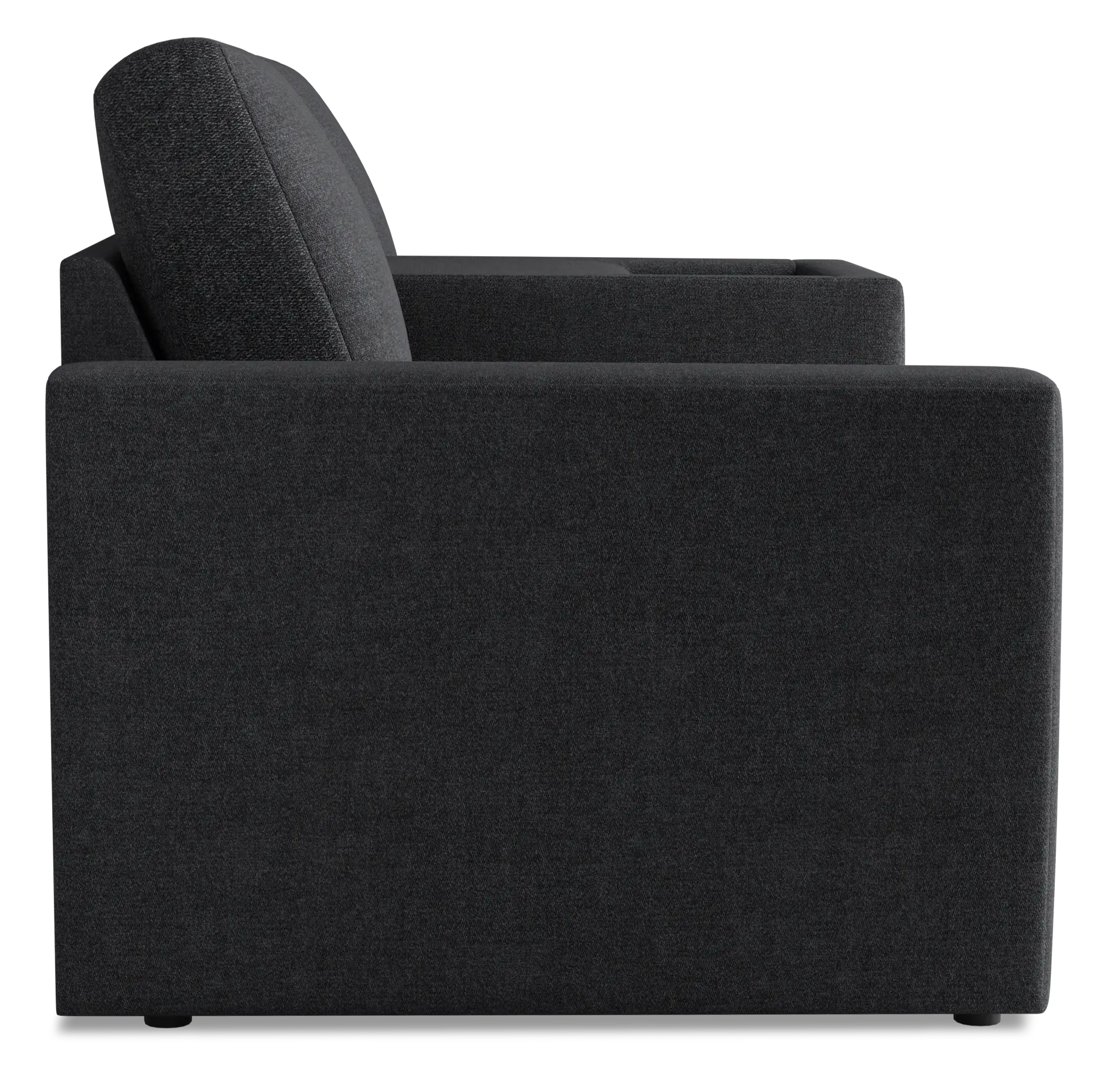 Citymod Dark Gray Fabric 3-piece Modular Sofa With Storage Console Citymod Dark Gray Fabric 3-piece Modular Sofa With Storage Console