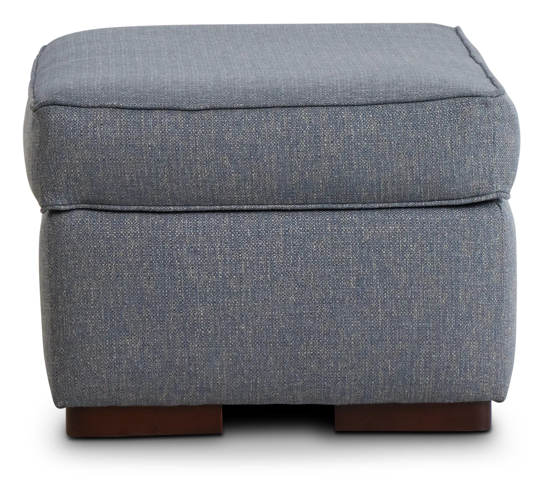Austin Blue Fabric Ottoman Austin Blue Fabric Ottoman