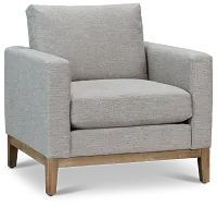 Emma Gray Fabric Chair