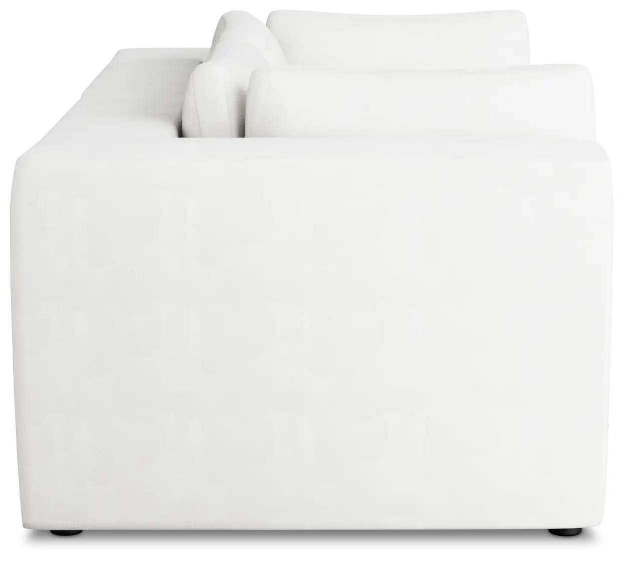 Destin Sutton White Fabric 2 Piece Modular Sofa Destin Sutton White Fabric 2 Piece Modular Sofa