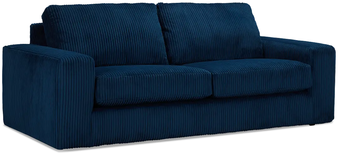 Charlie Dark Blue Fabric Sofa Charlie Dark Blue Fabric Sofa