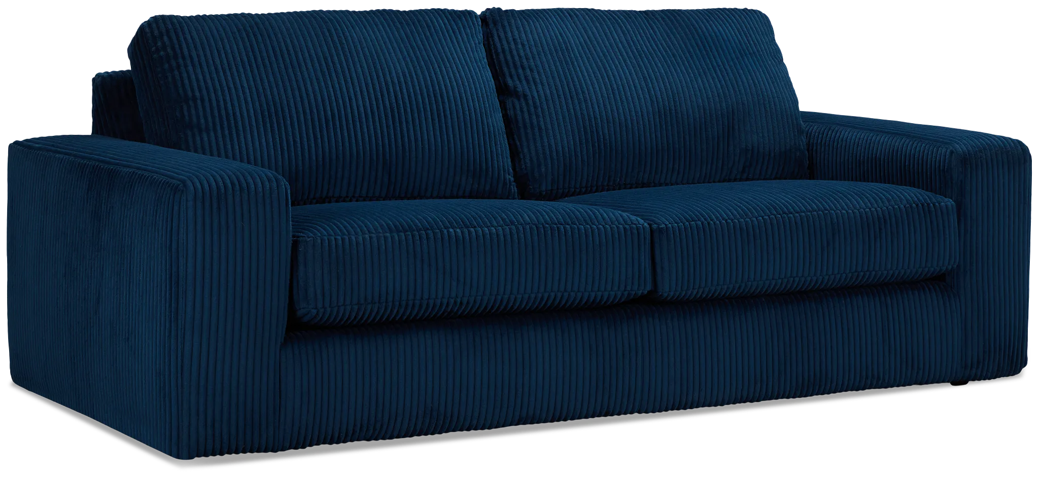 Charlie Dark Blue Fabric Sofa