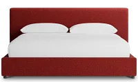 Grayton Elite Red 44" Upholstered Platform Bed