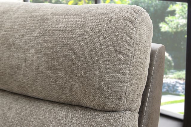 Travis Gray Fabric Power Recliner