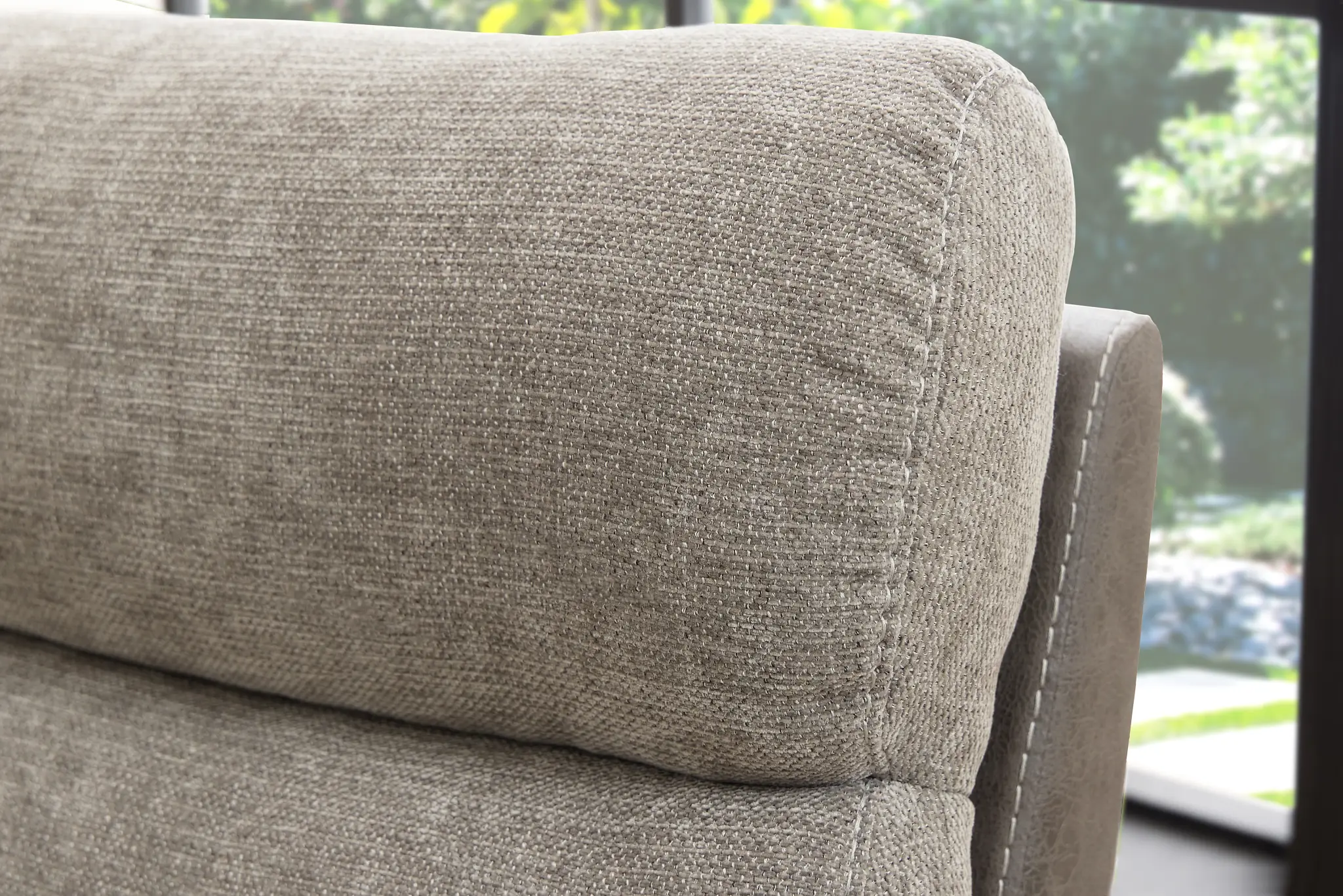 Travis Gray Fabric Power Recliner Travis Gray Fabric Power Recliner