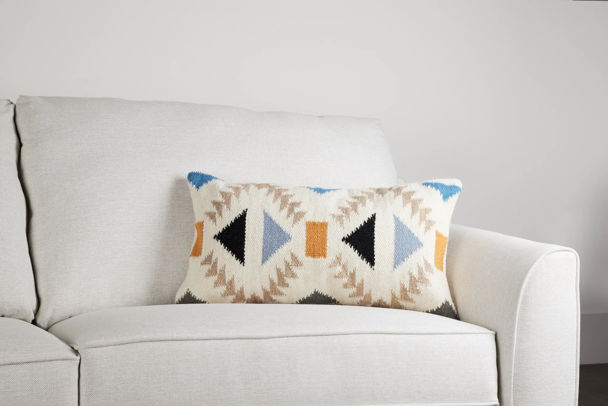Allie Multicolored Lumbar Accent Pillow