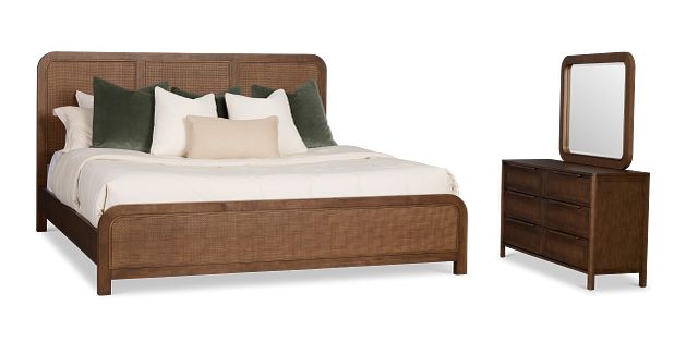 Pacific Mid Tone Platform Bedroom