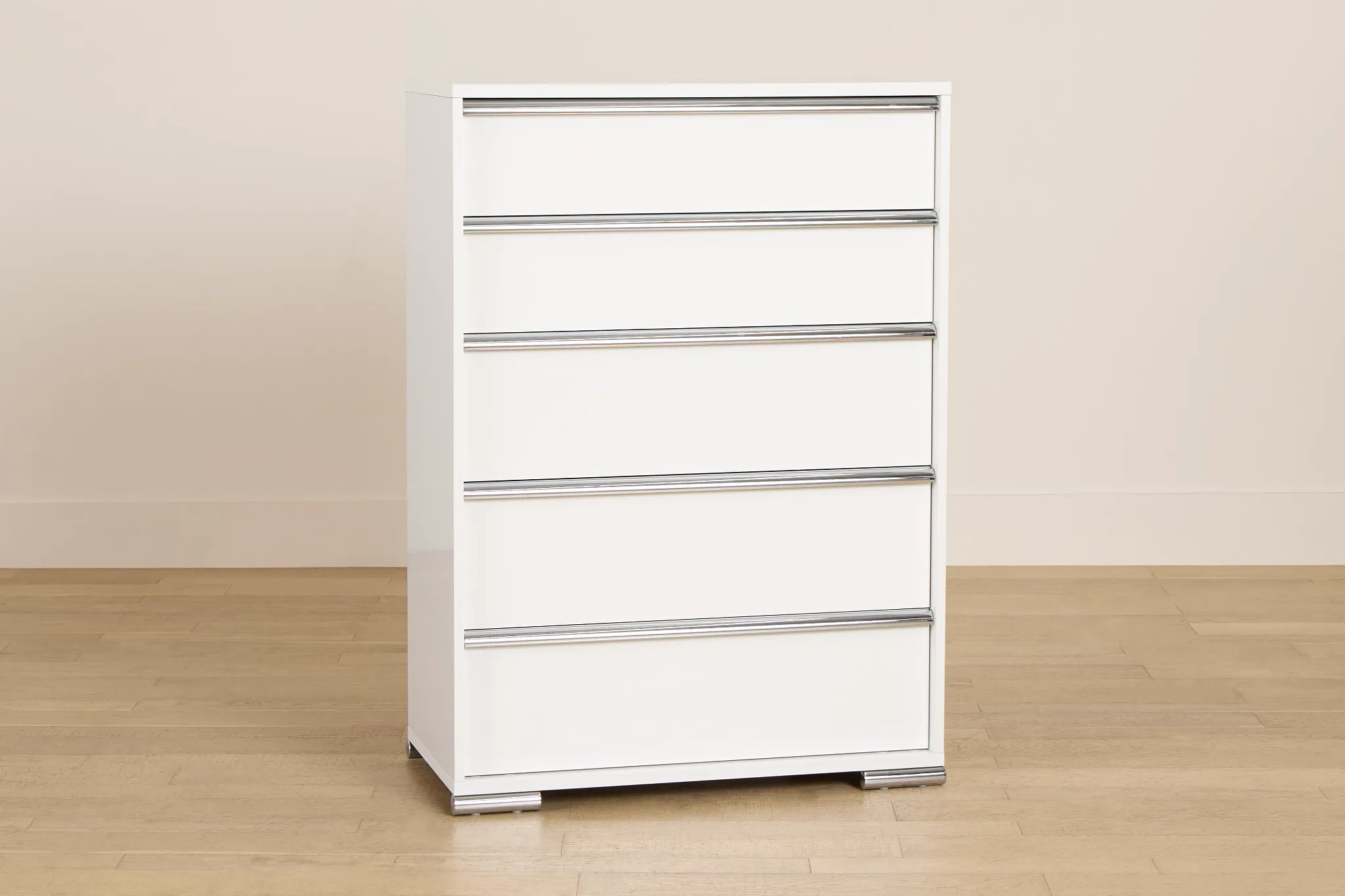 Davie White Drawer Chest