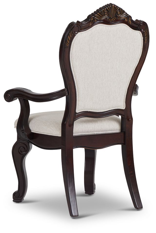 Vigo Dark Tone Upholstered Arm Chair