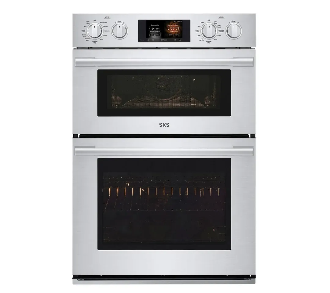 Sks 3002 Series Stainless Steel 30" Electric Oven And Microwave Combo