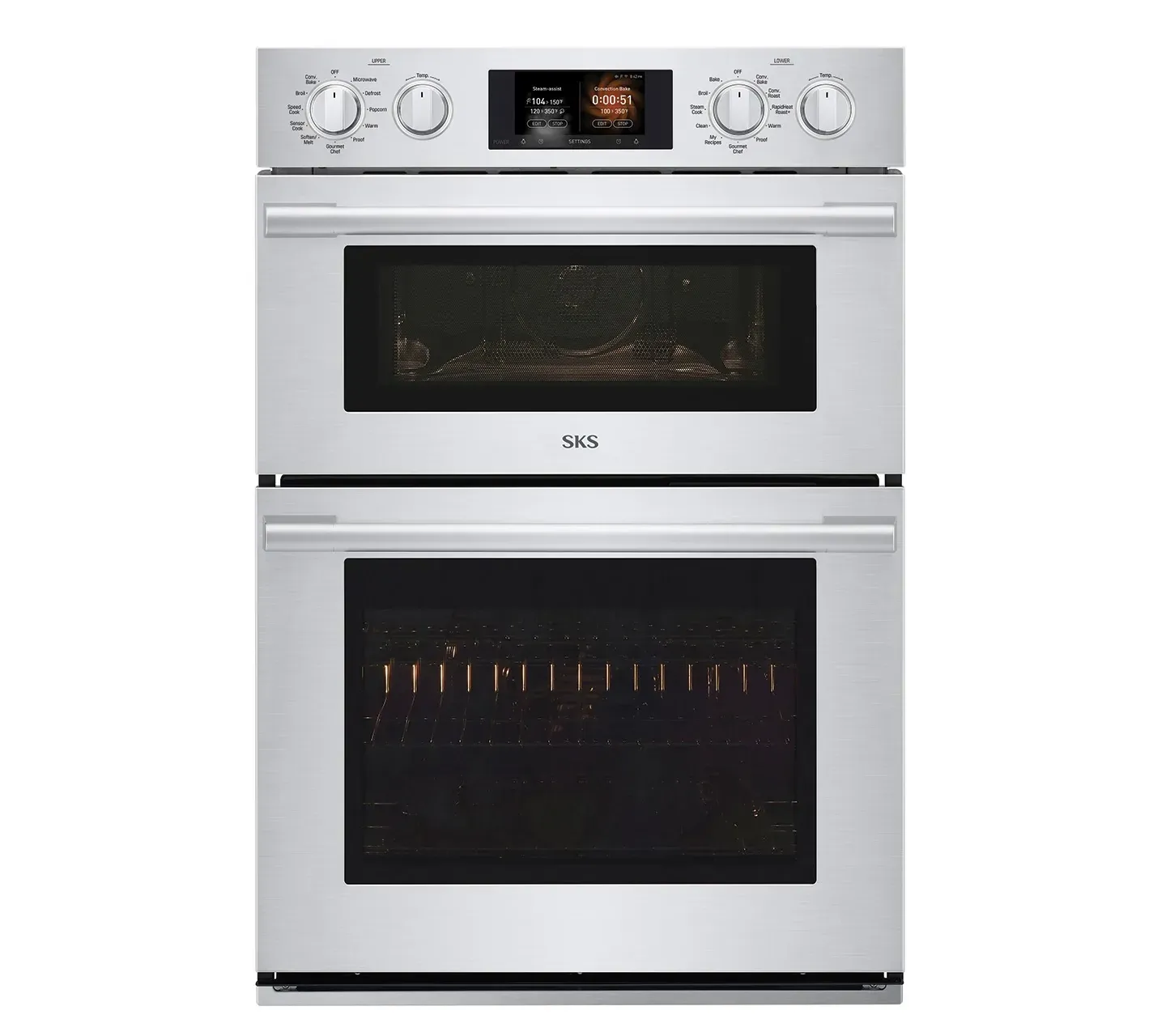 Sks 3002 Series Stainless Steel 30" Combo Wall Oven