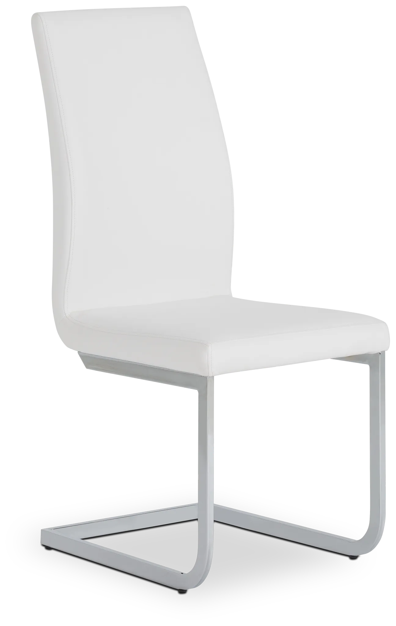 Axel White Upholstered Side Chair