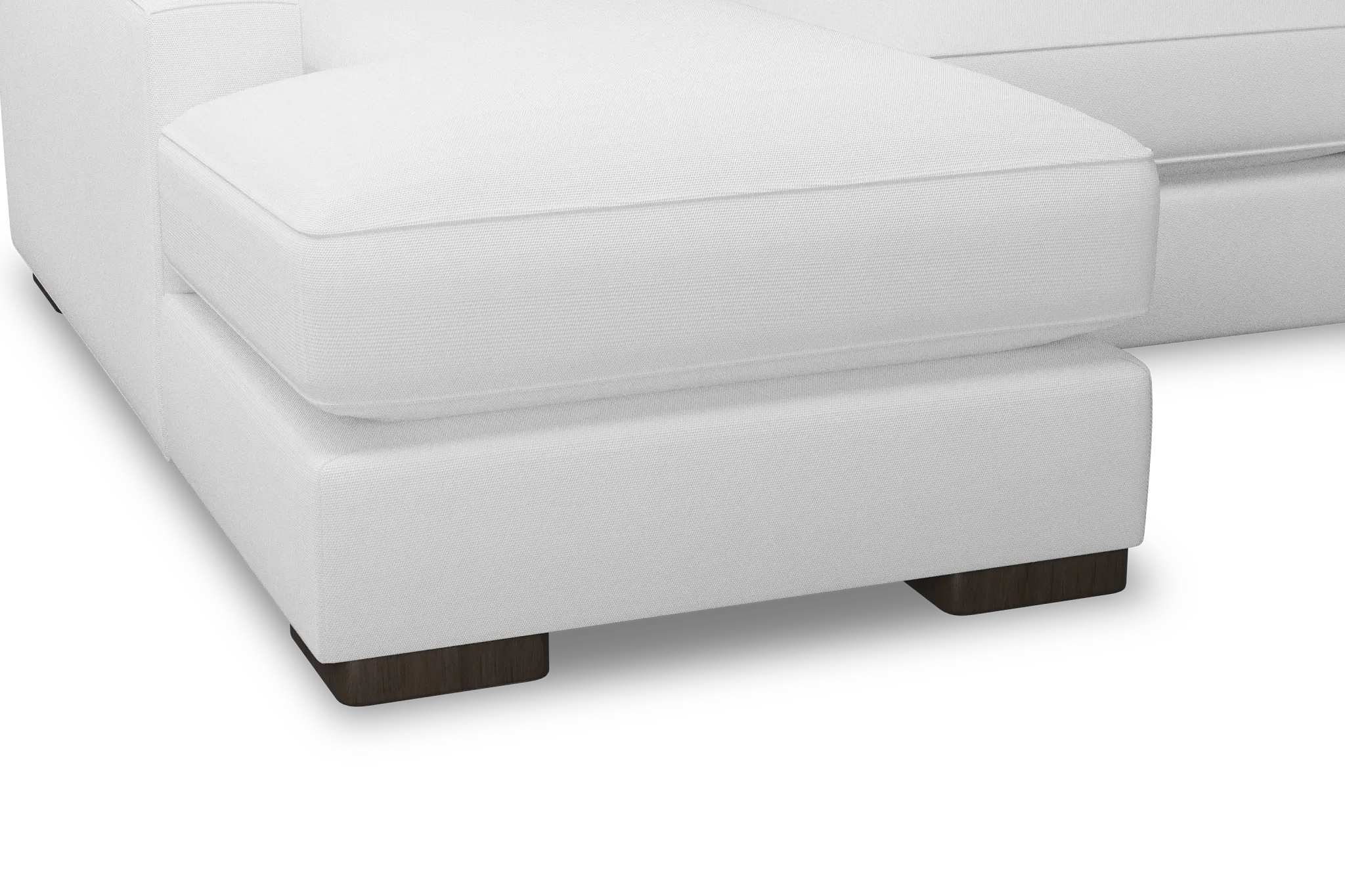 Edgewater Peyton White Large Left Chaise Sectional