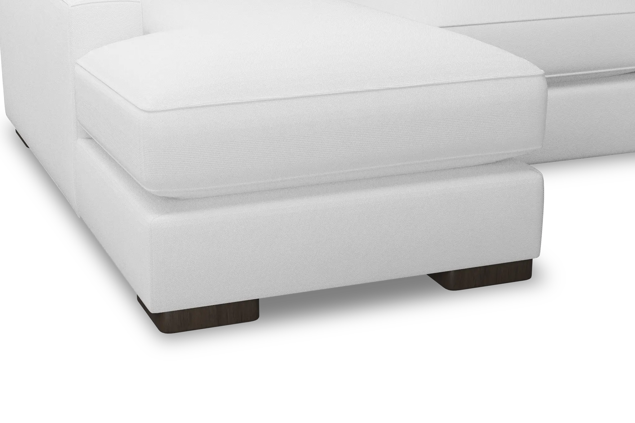 Edgewater Peyton White Large Left Chaise Sectional Edgewater Peyton White Large Left Chaise Sectional