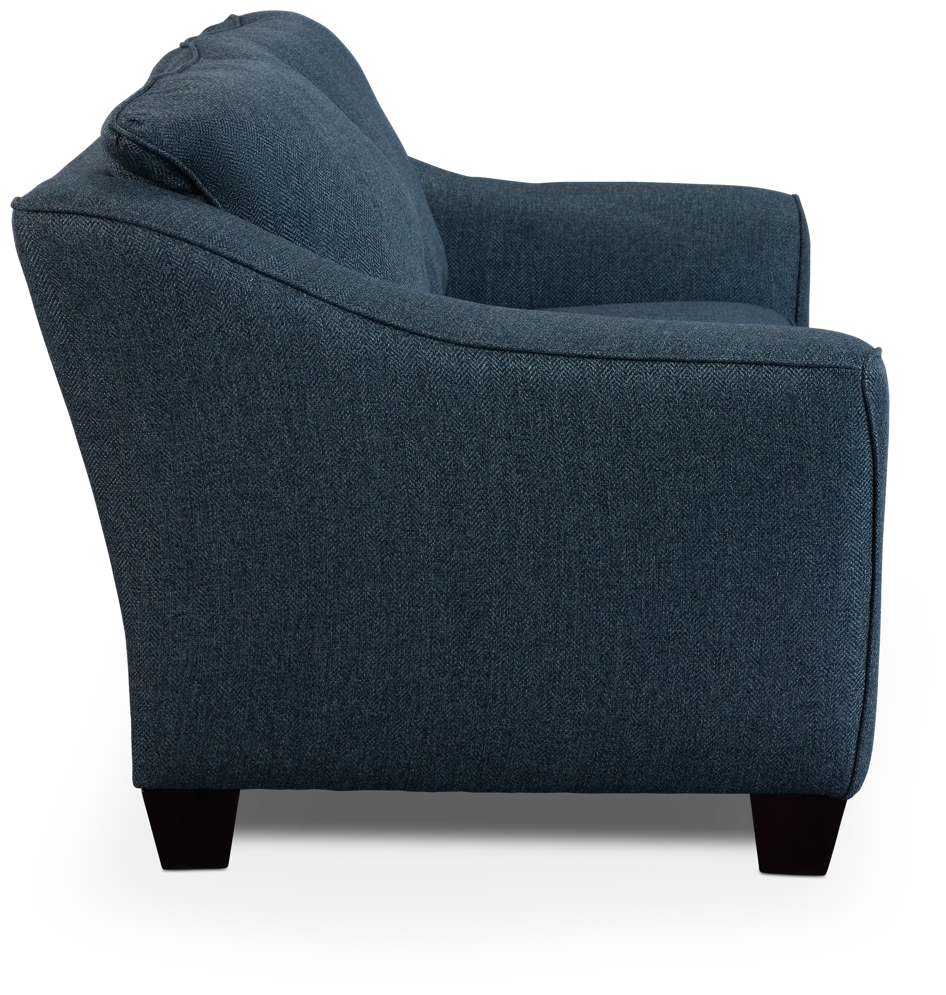 Avery Dark Blue Fabric Loveseat Avery Dark Blue Fabric Loveseat