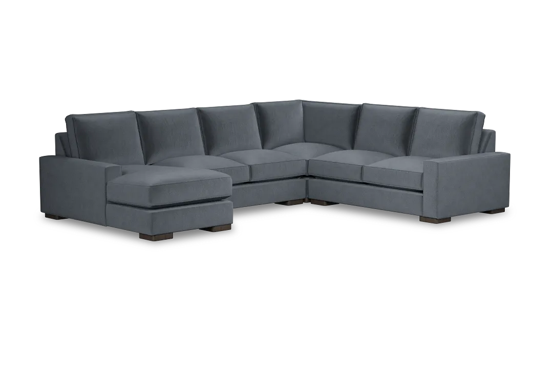 Edgewater Joya Gray Medium Left Chaise Sectional