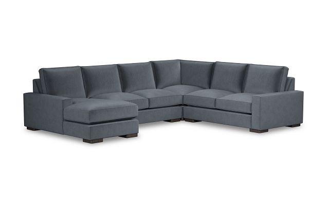 Edgewater Joya Gray Medium Left Chaise Sectional