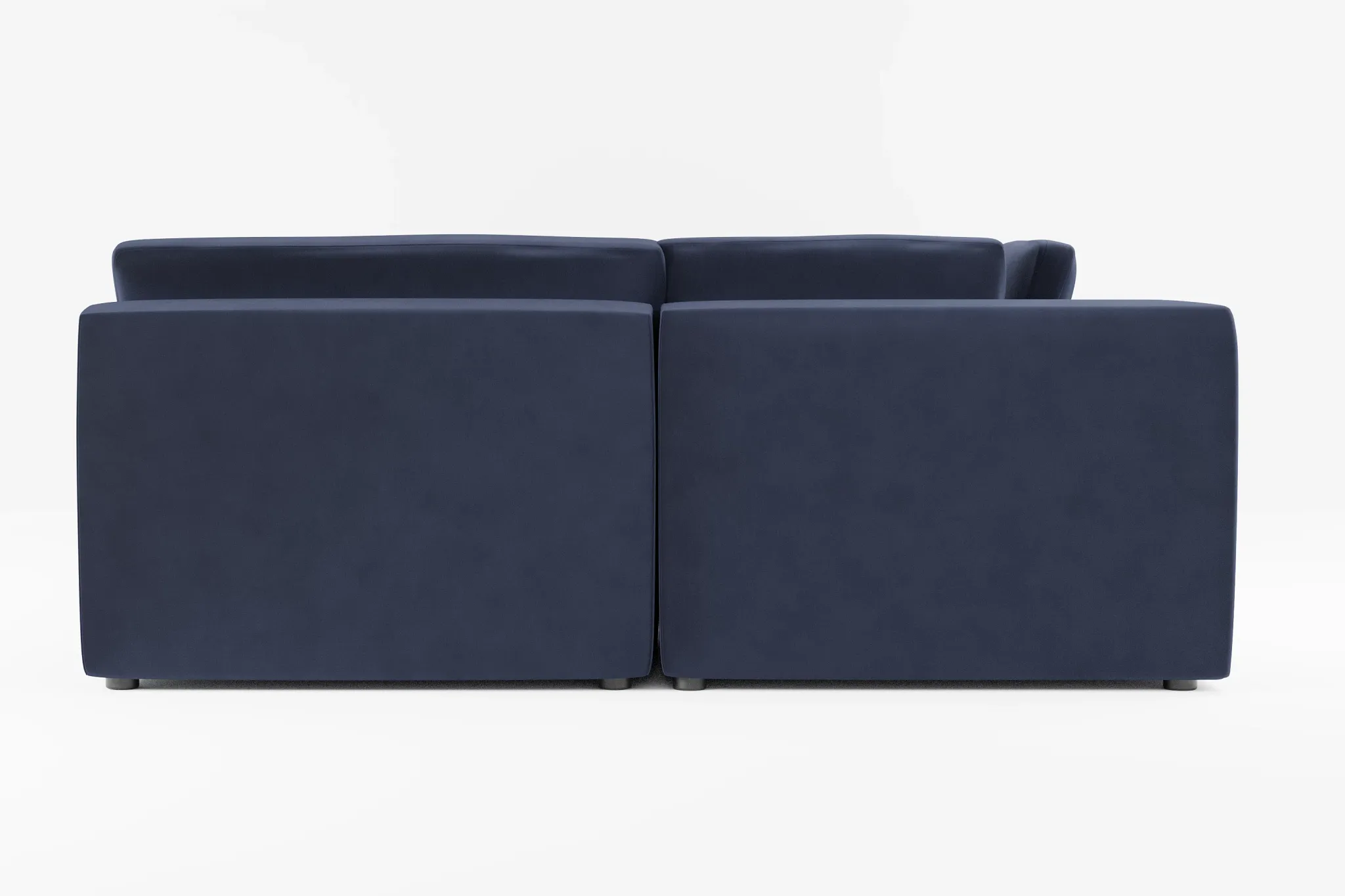 Destin Joya Dark Blue Velvet 8-piece Pit Sectional