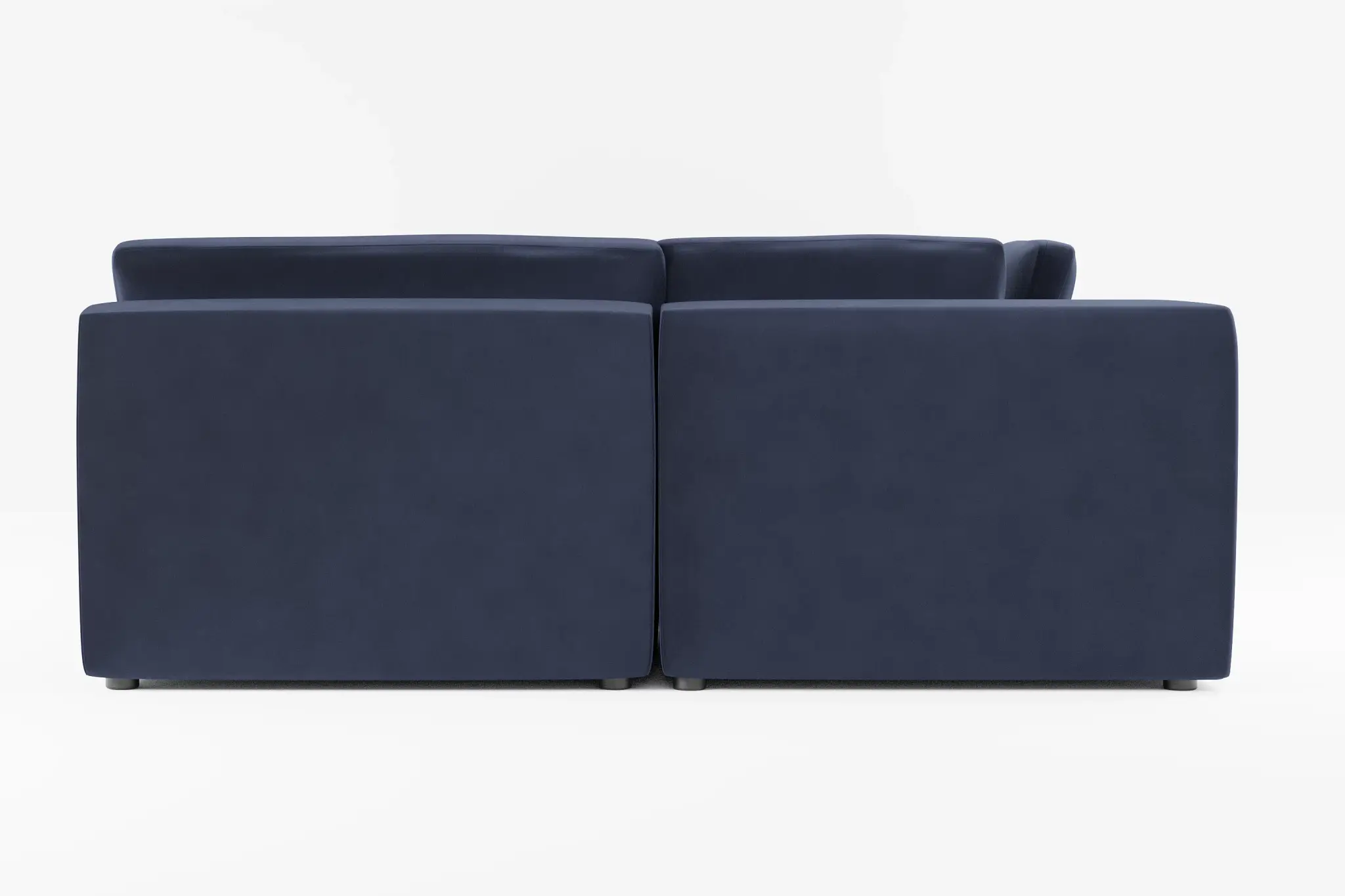 Destin Joya Dark Blue Velvet 8-piece Pit Sectional Destin Joya Dark Blue Velvet 8-piece Pit Sectional