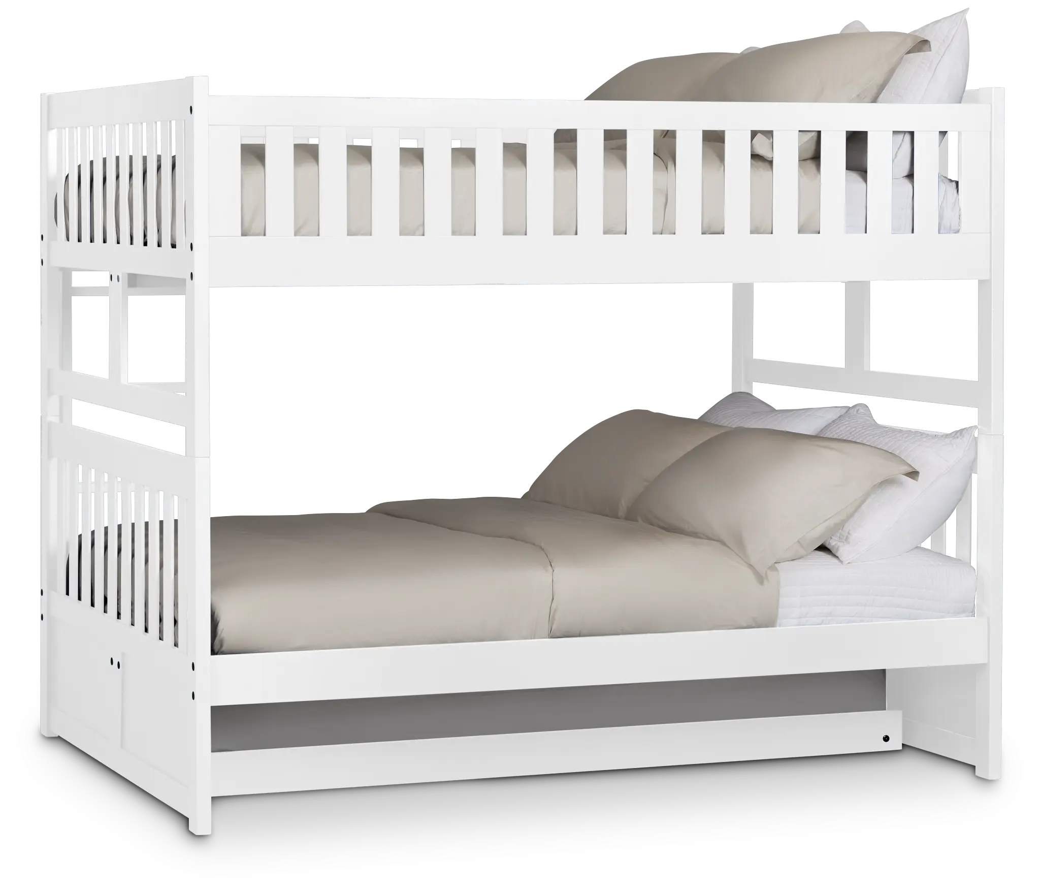 Charleston White Trundle Bunk Bed Charleston White Trundle Bunk Bed