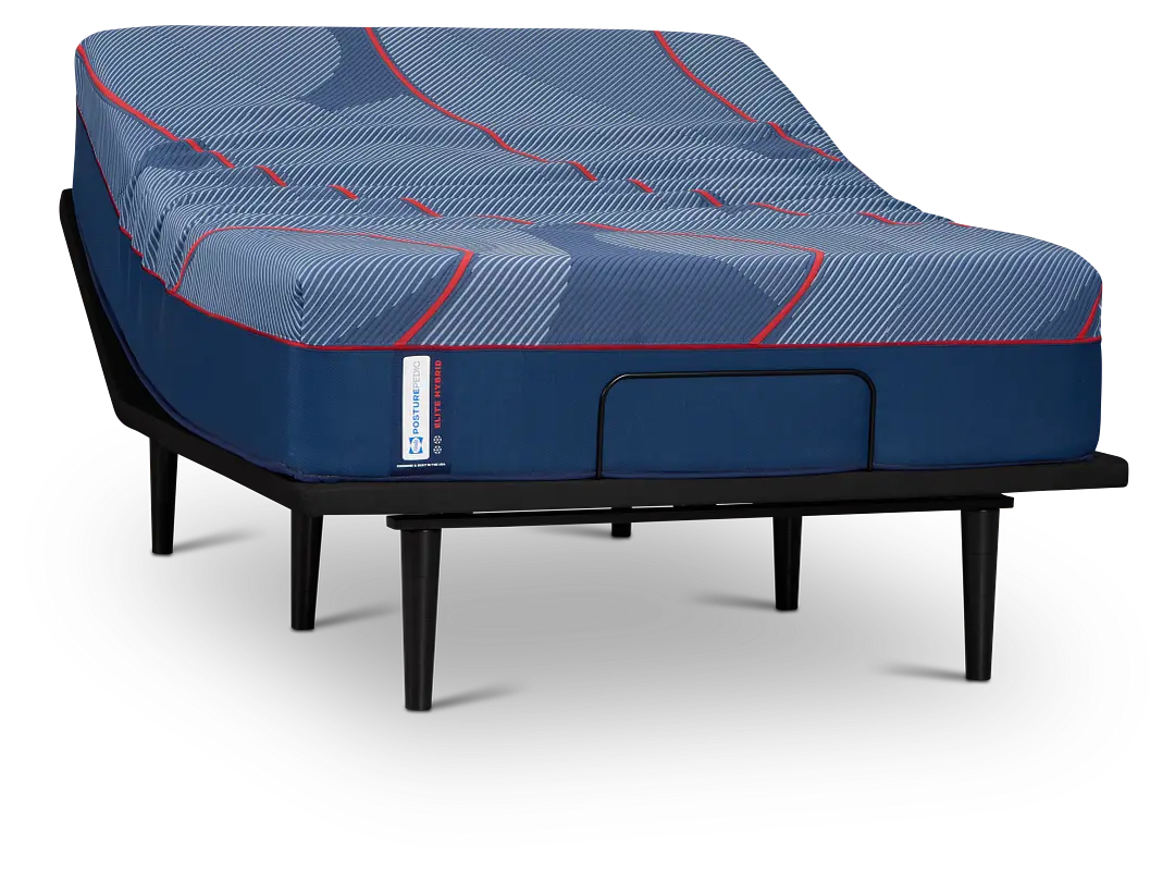 Posturepedic High Point Elite Hybrid 14" Soft Ease Adjustable Mattress Set Posturepedic High Point Elite Hybrid 14" Soft Ease Adjustable Mattress Set