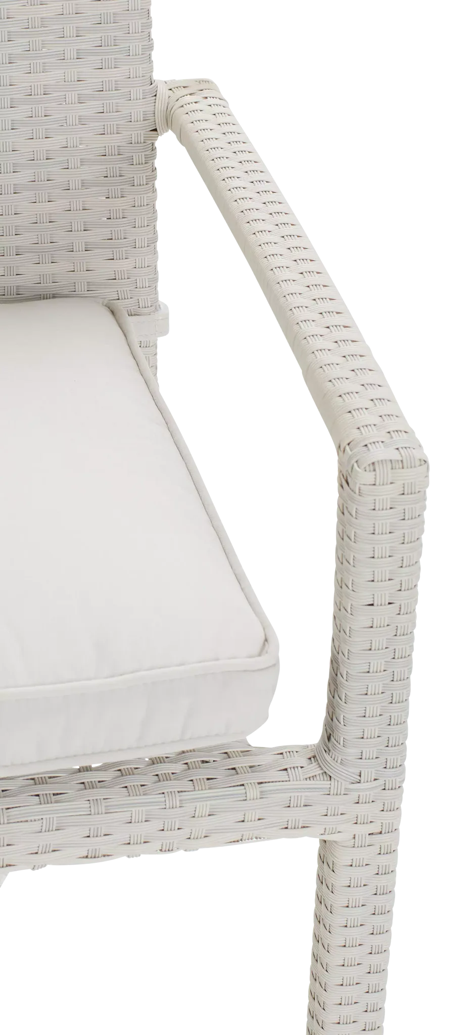 Bahia White Arm Chair