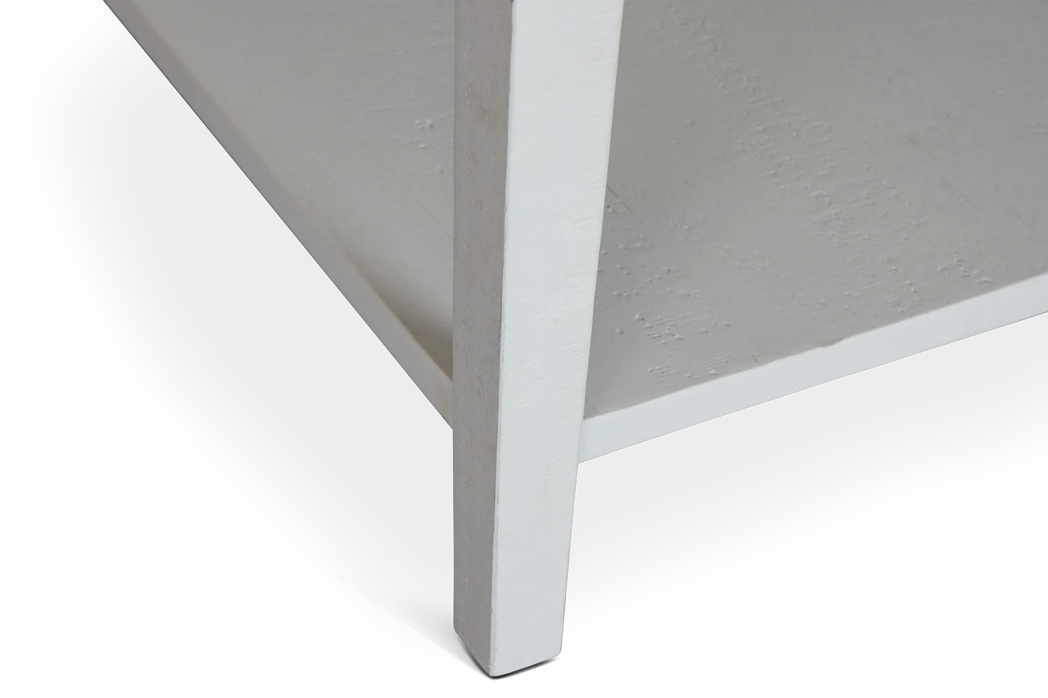 Heron Cove White Rectangular End Table