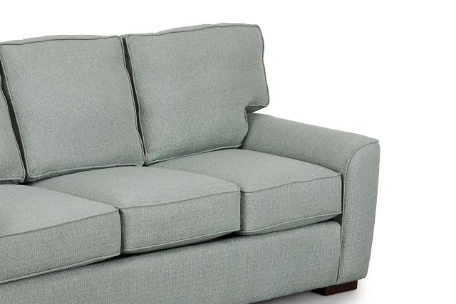 Austin Green Fabric Sofa