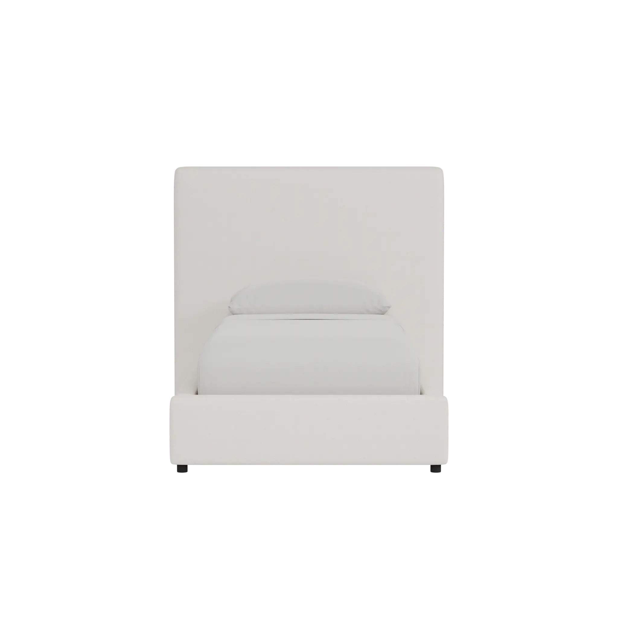Grayton Gellar Beige 54" Upholstered Platform Bed Grayton Gellar Beige 54" Upholstered Platform Bed