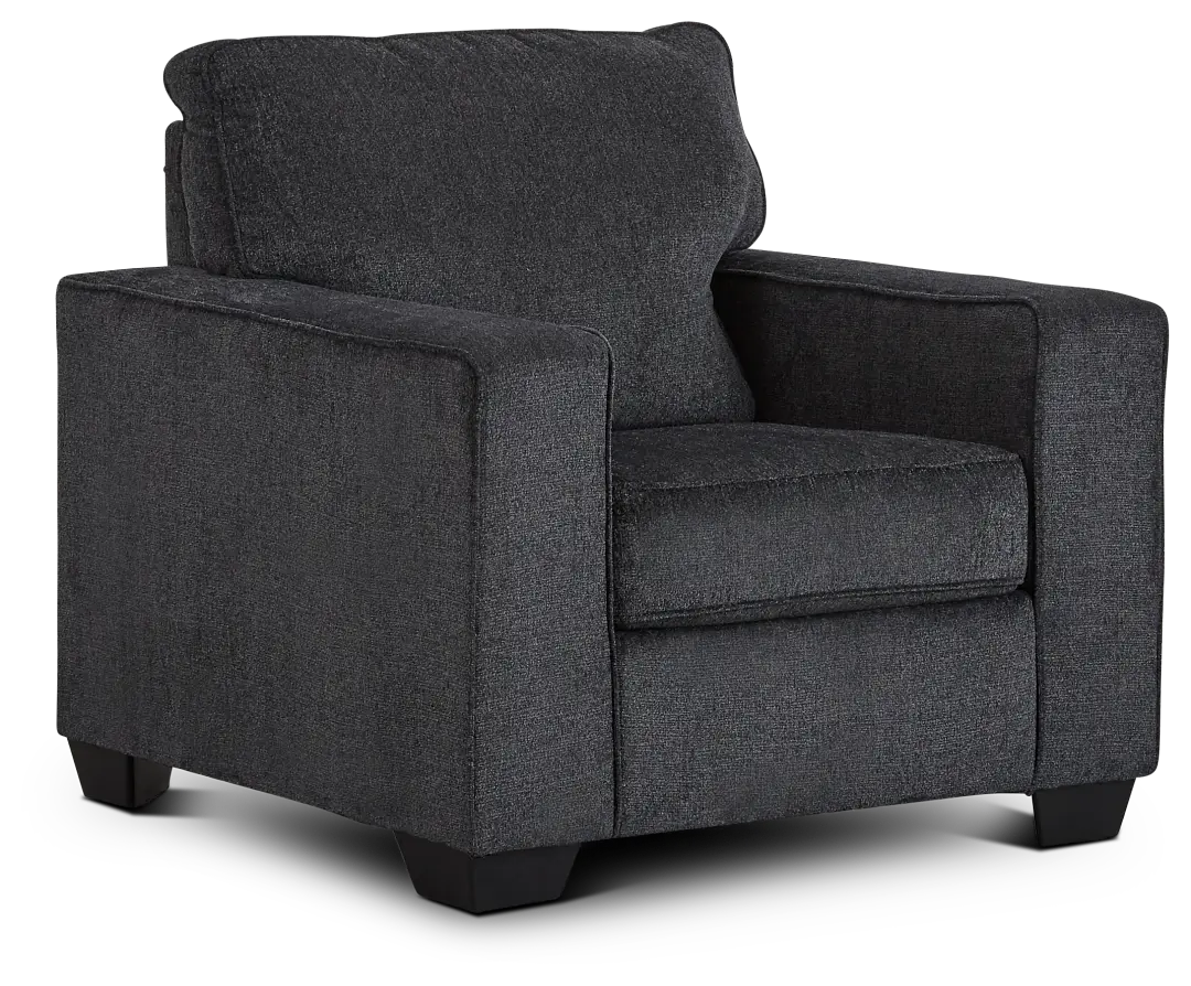 Altari Dark Gray Micro Chair Altari Dark Gray Micro Chair