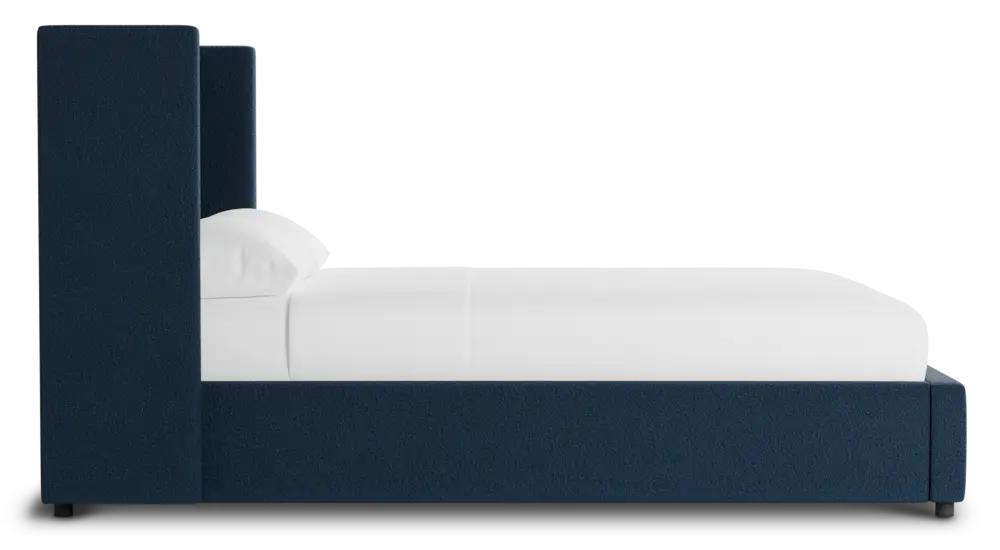 Captiva Elite Navy 48" Upholstered Shelter Bed Captiva Elite Navy 48" Upholstered Shelter Bed