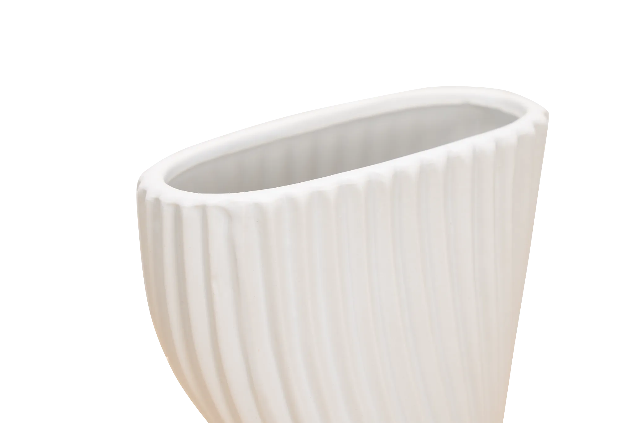Euri White Medium Vase