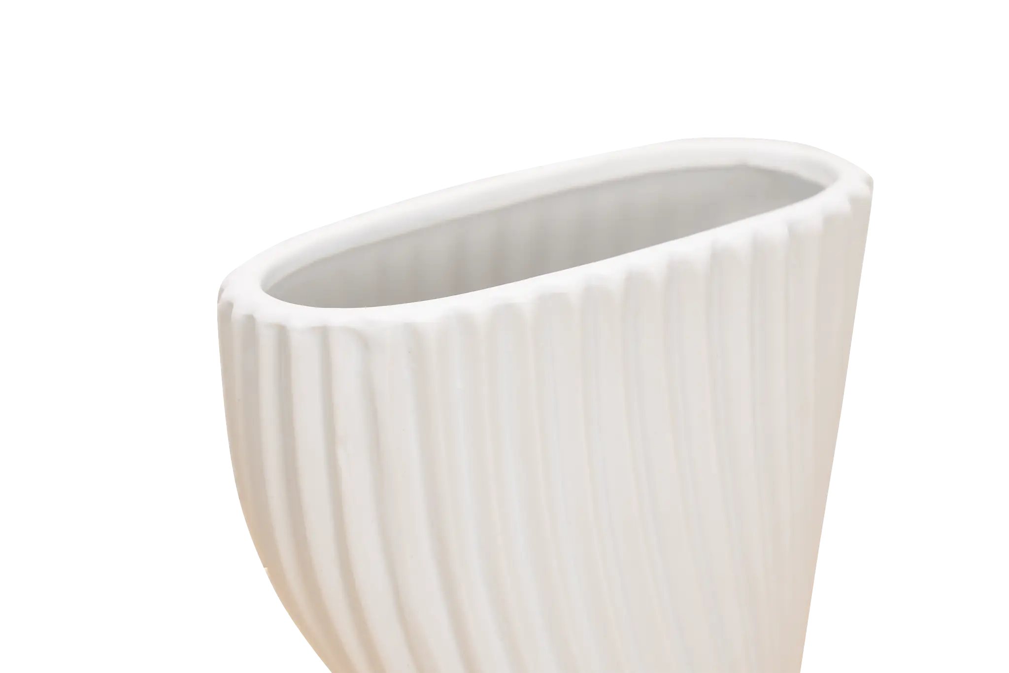 Euri White Medium Vase Euri White Medium Vase