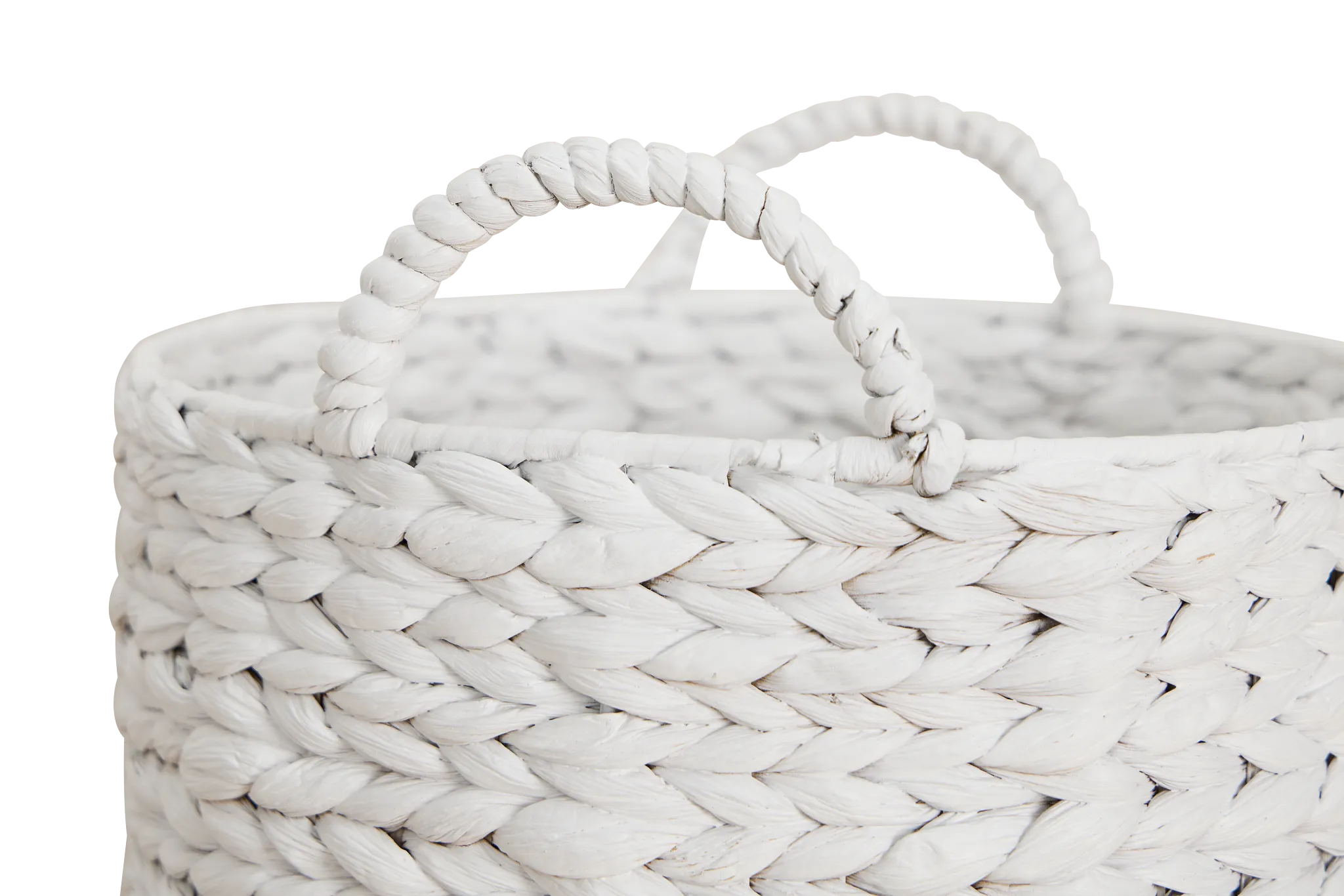 Cassie Set Of 3 White Basket
