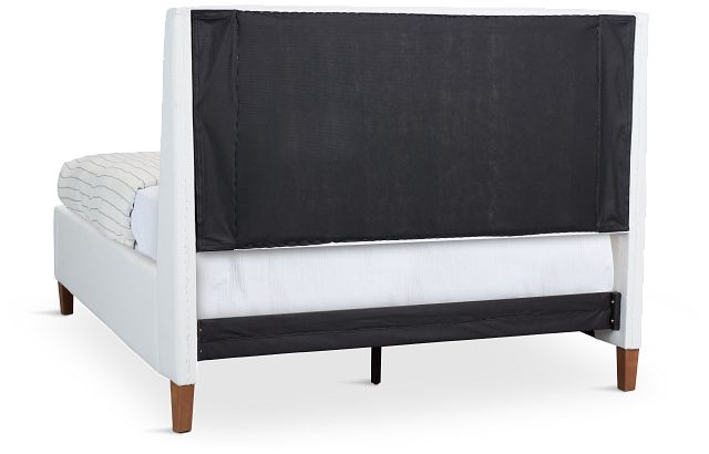 Provo White Uph Panel Bed