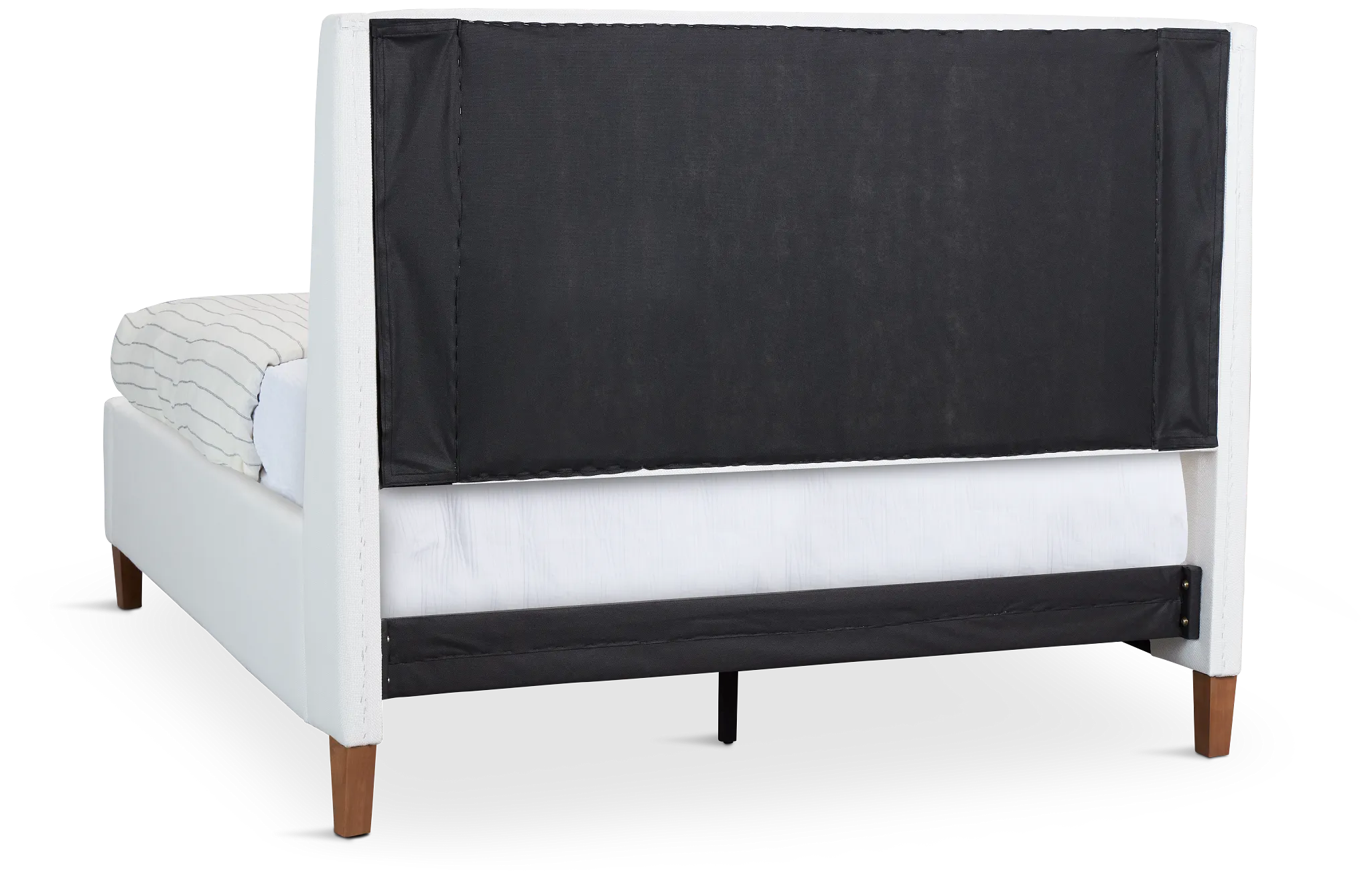 Provo White Uph Panel Bed