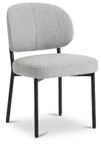 Chicago Light Gray Upholstered Side Chair