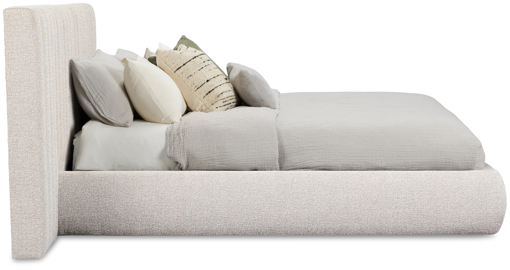 Nomad Gray Uph Spread Bed