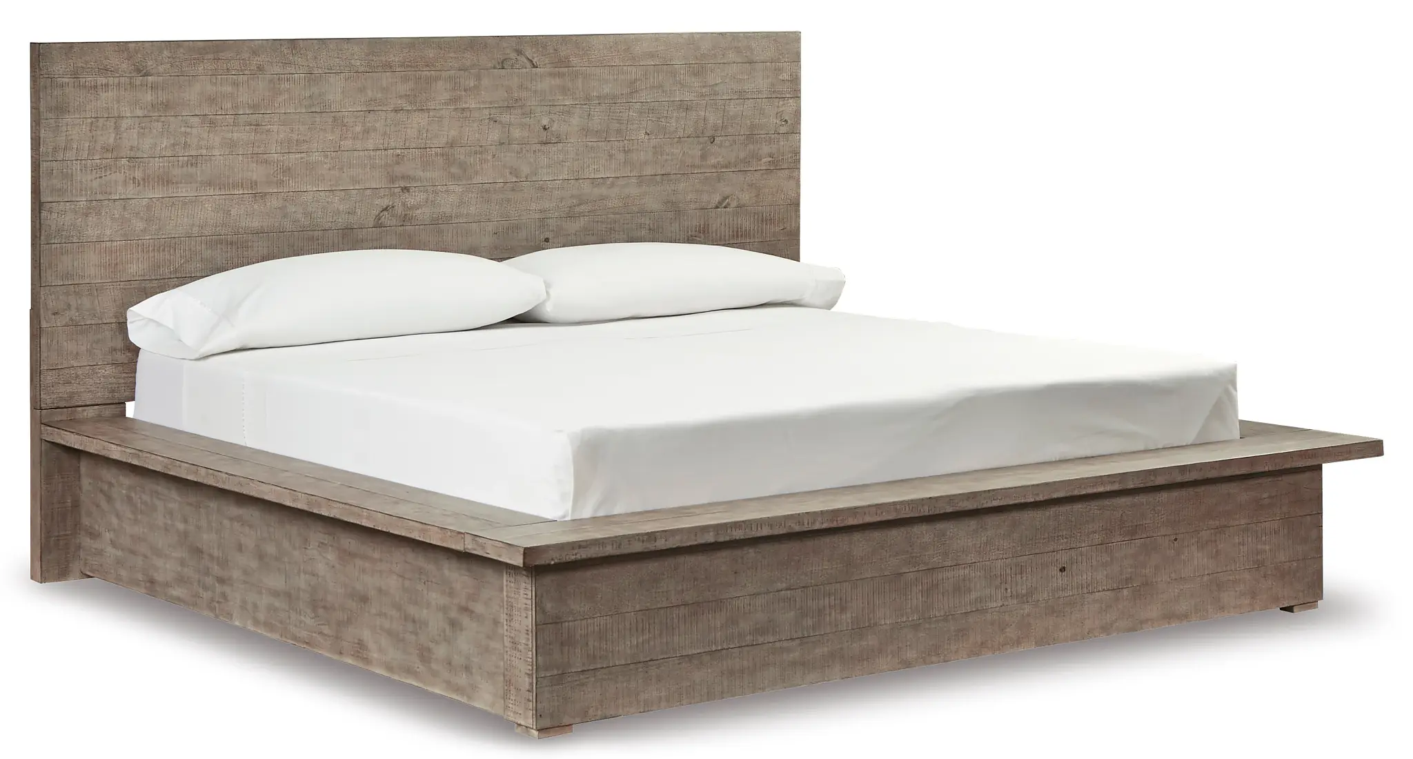 Langford Light Tone Wood Platform Headboard Langford Light Tone Wood Platform Headboard