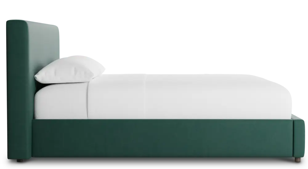 Grayton Joya Green 44" Upholstered Platform Bed Grayton Joya Green 44" Upholstered Platform Bed