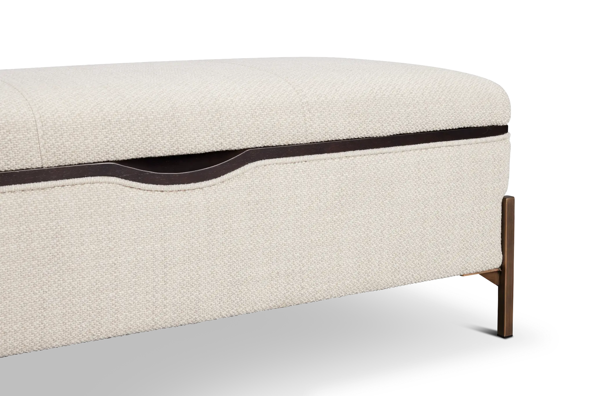 Karissa Dark Beige Rect Storage Accent Ottoman Karissa Dark Beige Rect Storage Accent Ottoman