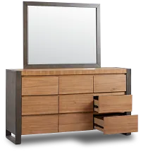 Jackson Two-tone Dresser & Mirror