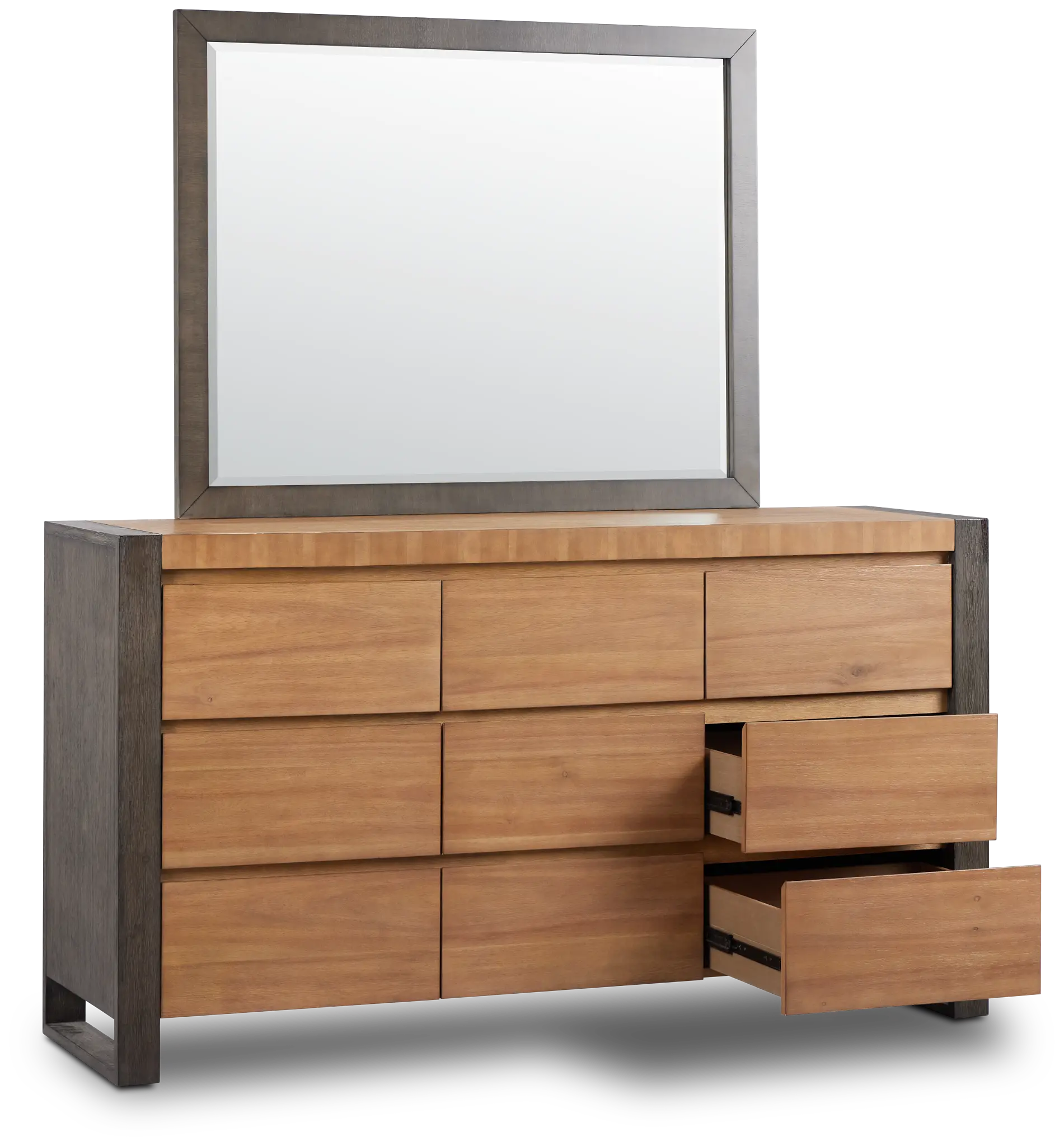 Jackson Two-tone Dresser & Mirror Jackson Two-tone Dresser & Mirror